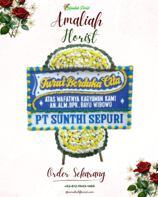 Papan Bunga Duka di Kebasen