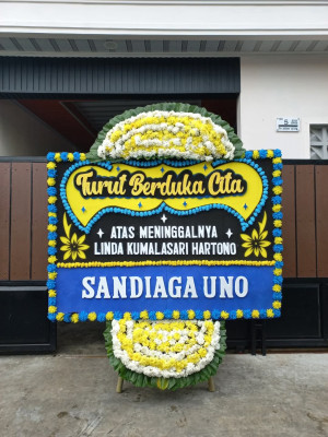 Papan Bunga Duka di Kebasen