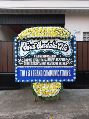 Papan Bunga Duka di Kebasen